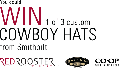 Enter for a chance to WIN a Custom Cowboy Hat from Red Rooster